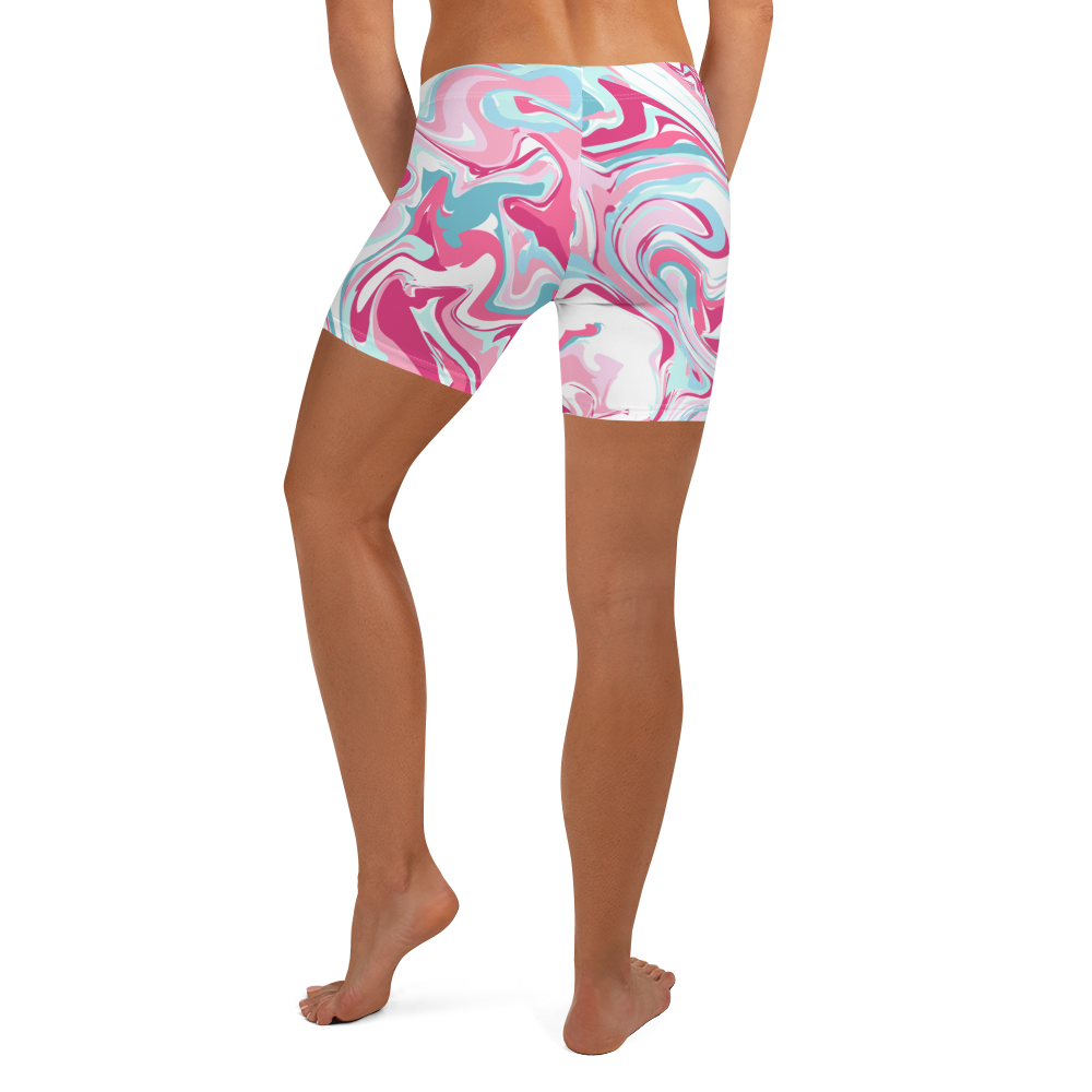 Marbled Candy Pink Shorts