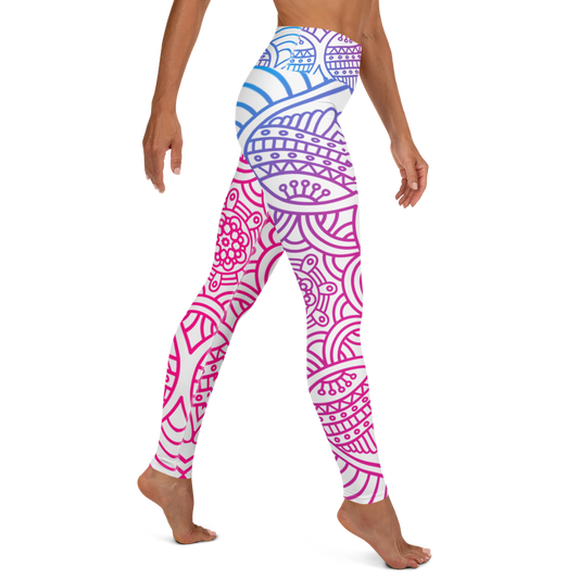 Colorful Mandala Yoga Leggings